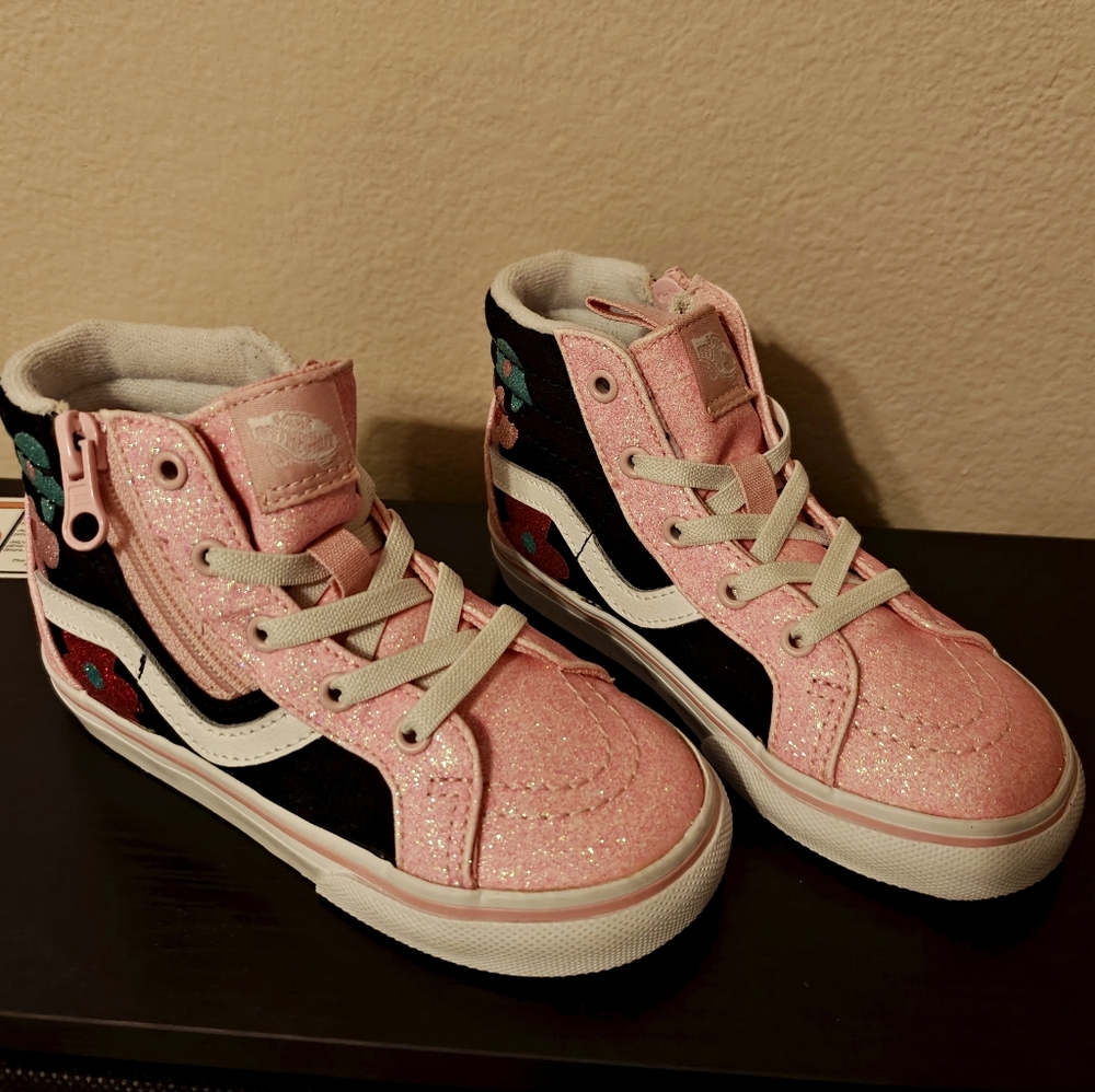 Vans Sk8-Hi Reissue Side Zip Toddler Shoe Sz 8